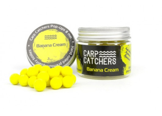 Бойли Carp Catchers Pop-Ups 8мм Banana Cream