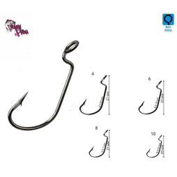 Гачки Crazy Fish DN Offset Joint Hook №10 10 шт