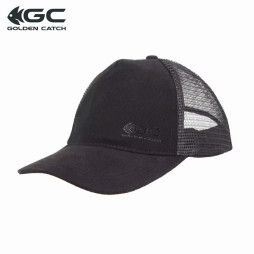 Кепка Golden Catch Trucker Minimal чорна з сіткою