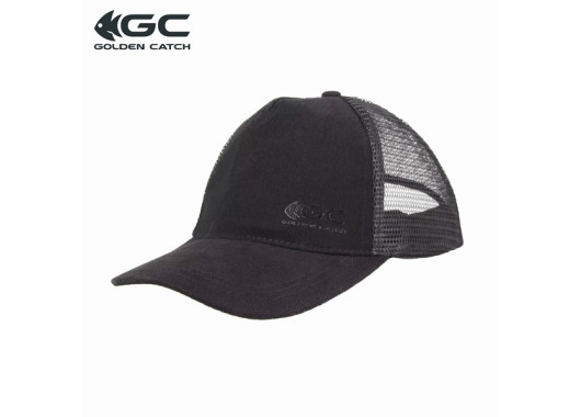 Кепка Golden Catch Trucker Minimal чорна з сіткою