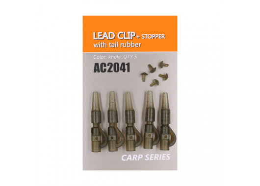 Кліпса Orange Lead clip+stopper безпечна зі стопором і конусом AC2041