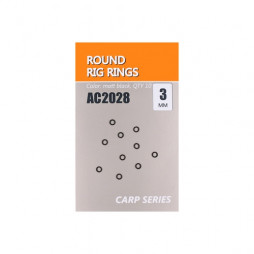 Кольца ORANGE™ AC2028 Round rig rings 3мм