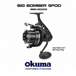 Котушка Okuma Big Bomber Spod BBS 8000S Big Pit 5.1:1 3+1BB