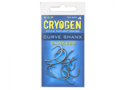 Крючки ESP Cryogen Curve Shanx Barbless 4, EHCCSB004