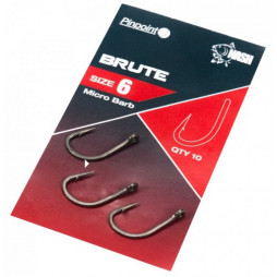 Гачки Nash Pinpoint Brute Hooks Micro Barbed #8 10шт