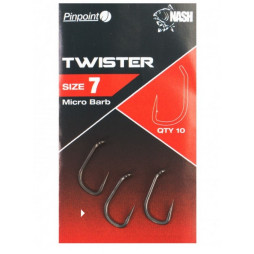 Гачки Nash Pinpoint Twister Hooks #7 10шт