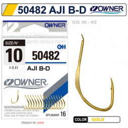Крючки Owner AJI B-D #12 16pcs 50482-12