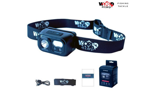 Ліхтар налобний World4Carp Supreme Headlamp 220 lm 1600mAh