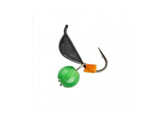 Блешня Bravo Fishing Мушля з вушком+котяче око зелене BL-G 14/0,45/3