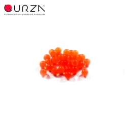 Намистинки Gurza Soft Plastc Beads Round Flou Red Ø:3mm 10шт
