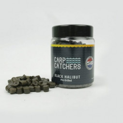 Пеллетс Carp Catchers «Black Halibut Hook Pre-Drilled» 14 mm 150 g