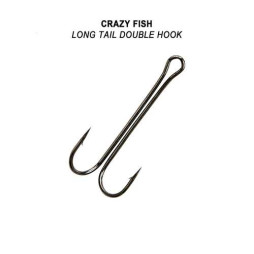 Подвійний гачок Crazy Fish Long Tail Double Hook №2 1 шт