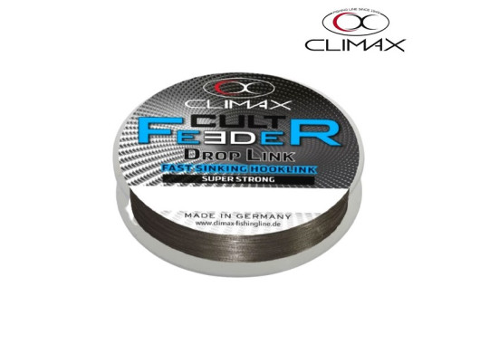 Повідковий матеріал Climax CULT Feeder Droplink 0,09mm 4,1kg 10m darkgrey