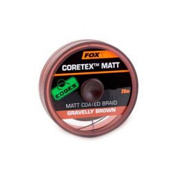 Поводковый материал Fox Matt Coretex Gravelly Brown 15lb - 20m
