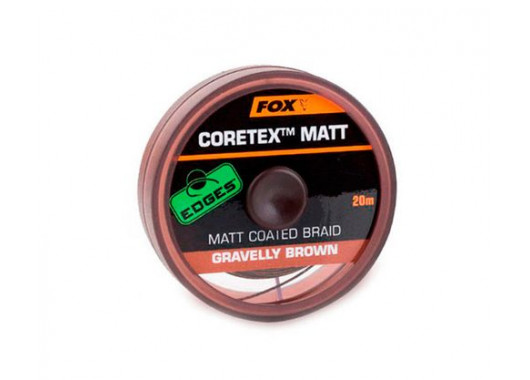 Поводковый материал Fox Matt Coretex Gravelly Brown 15lb - 20m