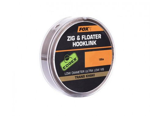 Поводковый материал Fox Zig and Floater Hooklink Trans Khaki - 10lb (0.26mm)