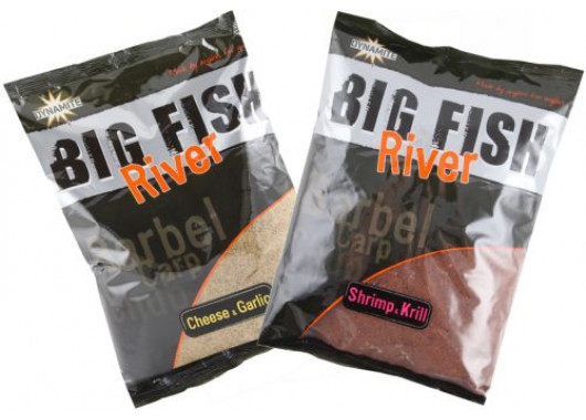 Прикормка Dynamite Baits Big Fish River Groundbait - Shrimp & Krill 1.8 kg