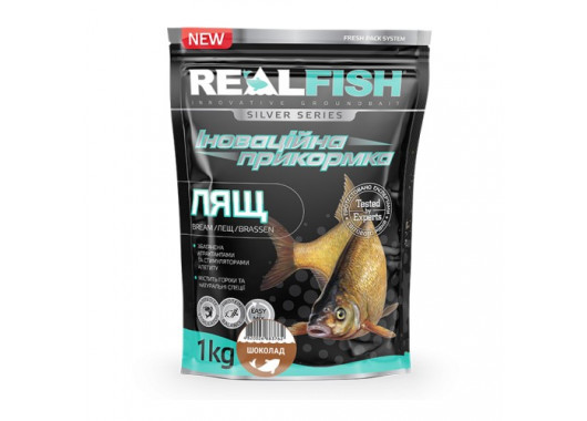 Прикормка RealFish Лящ (Шоколад) 1kg