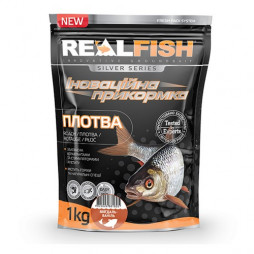 Прикормка RealFish Плотва (Мигдаль-ваніль) 1 кг