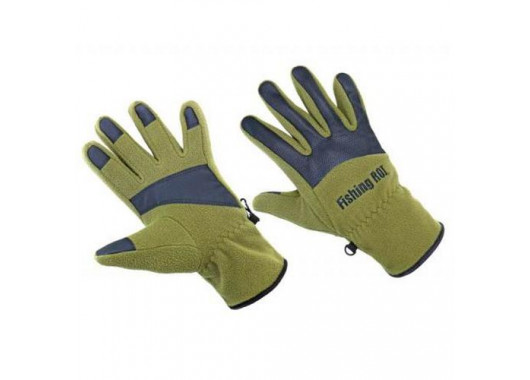 Рукавички Fishing ROI флісові Оlive Fleece gloves 502-06- XL