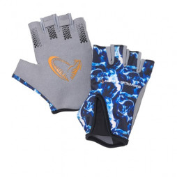 Рукавички Savage Gear Marine Half Glove XL к:sea blue