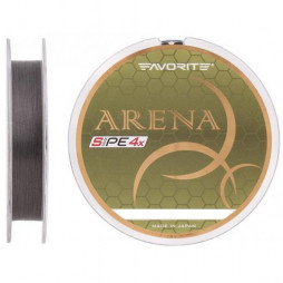 Шнур Favorite Arena PE 4x 100m (silver gray) #0.2/0.076mm 5lb/2.1kg