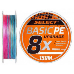 Шнур Select Basic PE 8x 150m (мульти.) #1.0/0.14mm 18lb/8.2kg