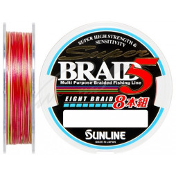 Шнур Sunline Super Braid 5 8 BRAID150m#1.0 0 0,165 mm 6.1кг