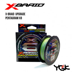Шнур YGK X-Braid Upgrade X8 Pentagram 150m #1.0 22Lb/9.98kg