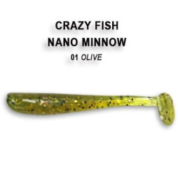 Силікон Crazy Fish Nano minnow 1,1" 68-27-1-6 кальмар