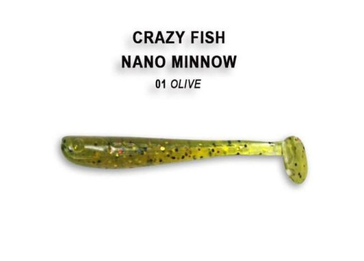 Силікон Crazy Fish Nano minnow 1,1" 68-27-1-6 кальмар