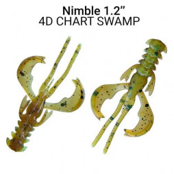 Силикон Crazy Fish Nimble 1.2" 76-30-4d-5 чеснок 10pcs