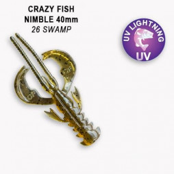 Силикон Crazy Fish Nimble 1.6" 49-40-26-6 кальмар