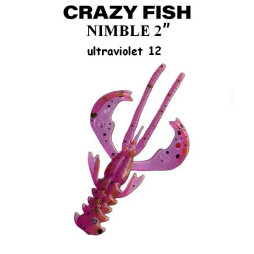 Силікон Crazy Fish Nimble 2" 50-50-12-6  кальмар