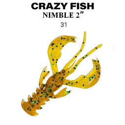 Силікон Crazy Fish Nimble 2" 50-50-31-6 кальмар