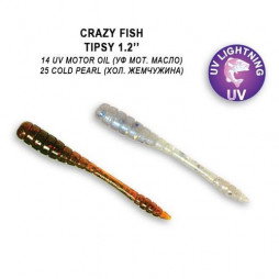 Силикон Crazy Fish Tipsy 1,2" 69-30-14/25-6 кальмар