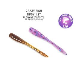 Силікон Crazy Fish Tipsy 1,2" 69-30-26/27-6 кальмар