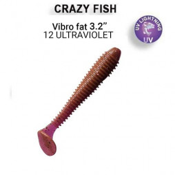 Силікон Crazy Fish Vibro fat 3.2" 73-80-12-6 кальмар