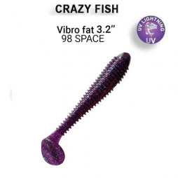 Силікон Crazy Fish Vibro fat 3.2" 73-80-98-6 кальмар