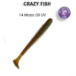 Силікон Crazy Fish Vibro worm 2.5'' 81-65-14-6 кальмар