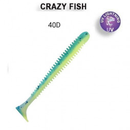 Силікон Crazy Fish Vibro worm 2.5'' 81-65-40d-6 кальмар