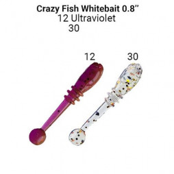 Силикон Crazy Fish Whitebait 0.8" 16-20-12/30-1 анис