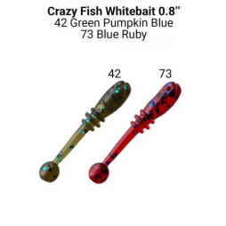 Силікон Crazy Fish Whitebait 0.8" 16-20-42/73-6 кальмар