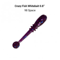 Силикон Crazy Fish Whitebait 0.8" 16-20-98-6 кальмар