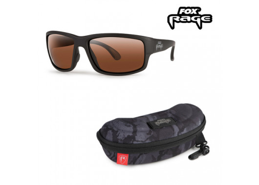 Сонцезахистні окуляри Fox Rage Floating Wrap Dark Grey Sunglasses / Brown Lenses with Mirror Finish