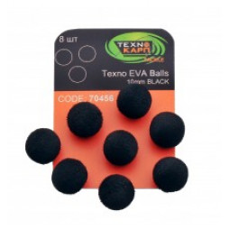 TEXNOCARP EVA Balls 10mm black  уп/8шт