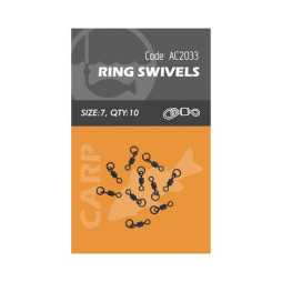 Вертлюг ORANGE AC2033 Ring Swivels size #7