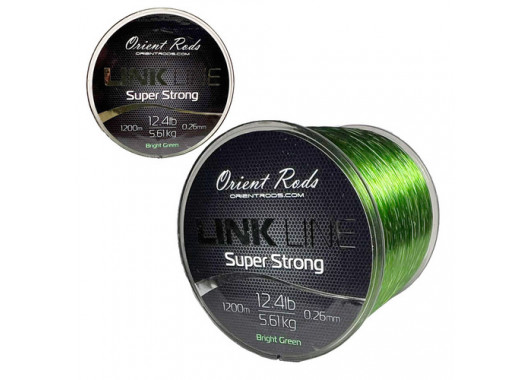 Волосінь Orient Rods Link Line Super Strong 0,260mm Bright Green