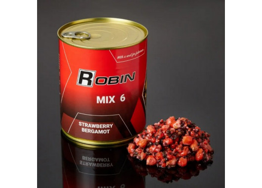 Зерновий мікс ROBIN MIX-6 Цільнозерновий Полуця-Бергамот 900 ml ж/б
