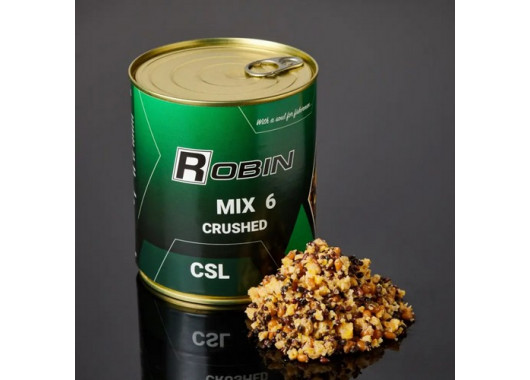 Зерновий мікс ROBIN MIX-6 CSL подріблений 900 ml ж/б